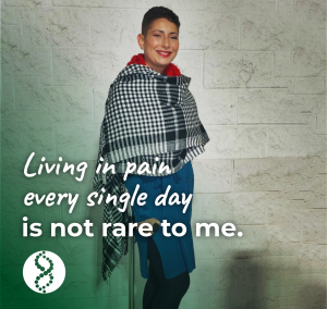 Shanae says living in pain from CMT every day is not rare to her.