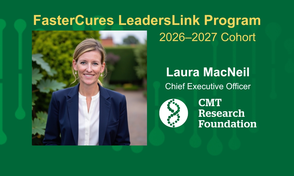 CMTRF CEO Welcomed to Prestigious Cohort of Non-profit Research Leaders
